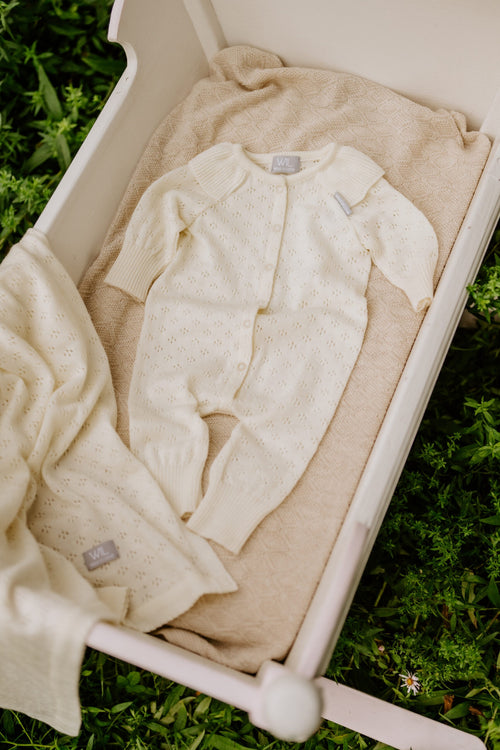 LOVE Gift Set For Baby - Blanket, Romper and Bonnet