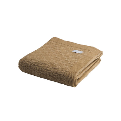 Merino wool baby blanket HAPPINESS