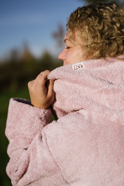 Unisex Hooded Bathrobe - Cotton Terry