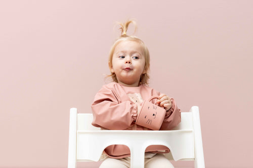 Waterproof Long Sleeve Bib - Mrs. Cat